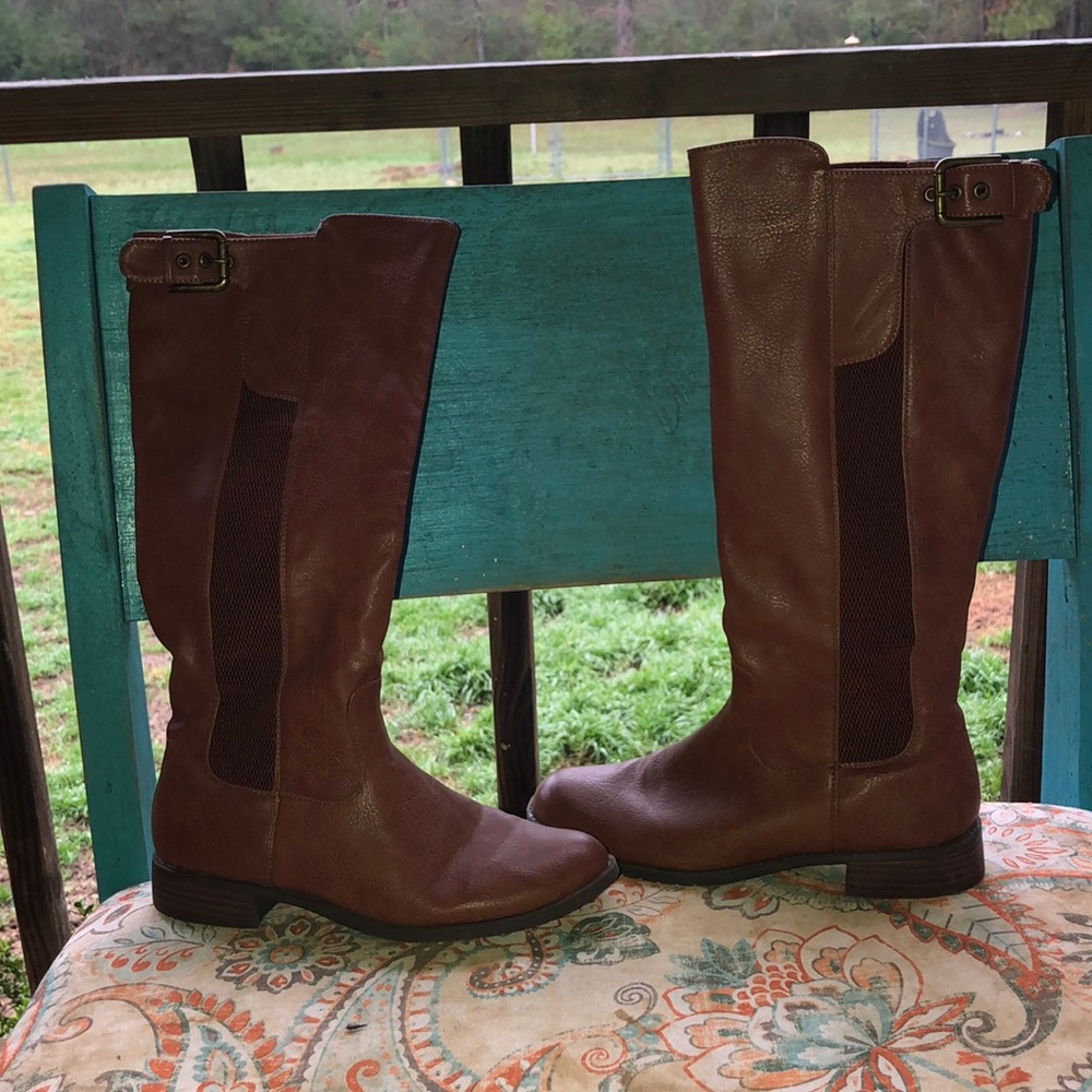 Cute calf adjustable tall boots